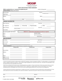 Credit Application
