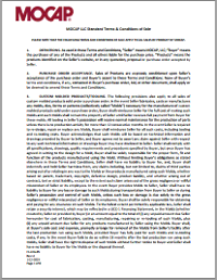 MOCAP Standard Terms & Conditions